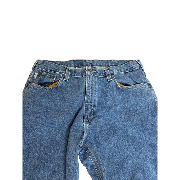 Carhartt - Mens 38x34 - Loose Fit Straight Leg Jeans 100% Cotton - Picture 2 of 3